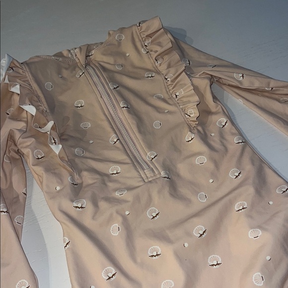 Miles the Label Ruffled Shell Rash Guard One Piece Swimsuit 6 - Picture 5 of 5